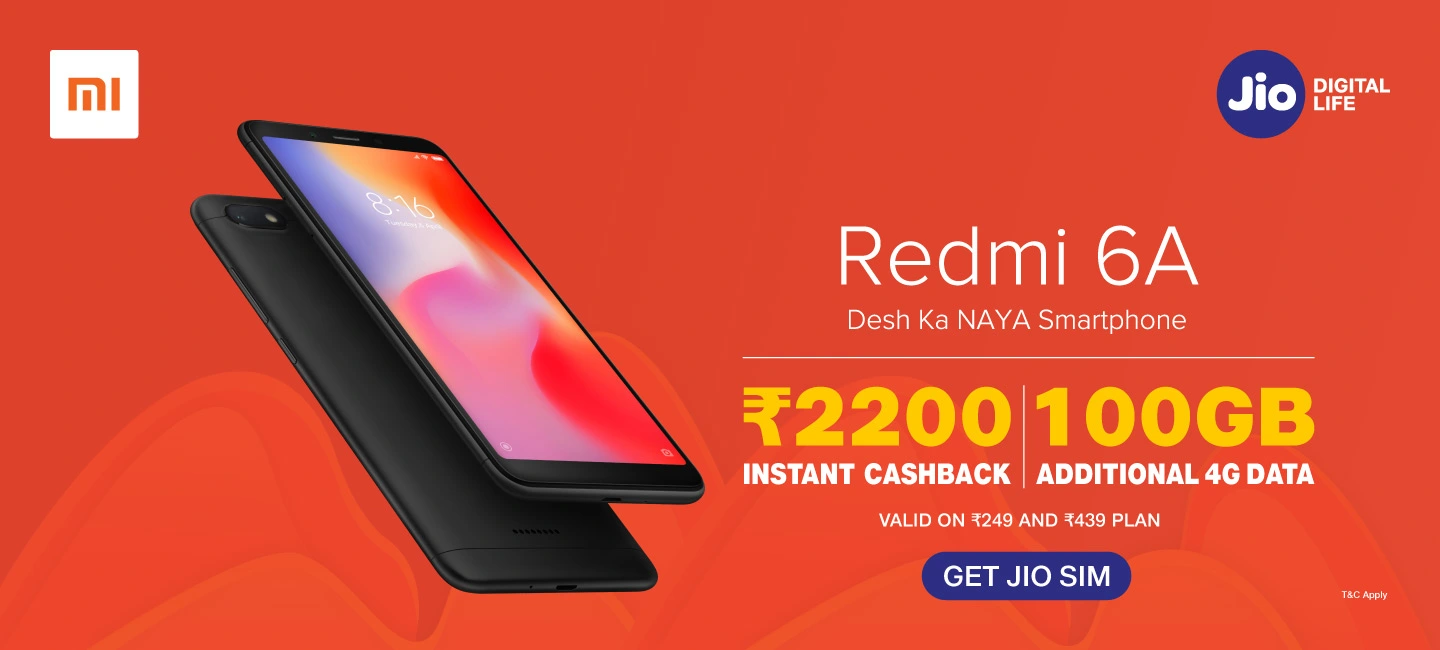 Jio Redmi 6A