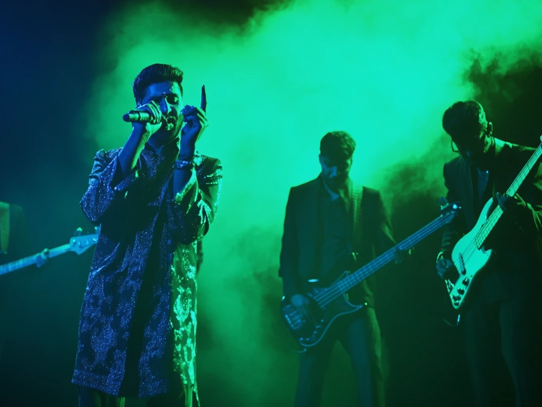 Singer banner