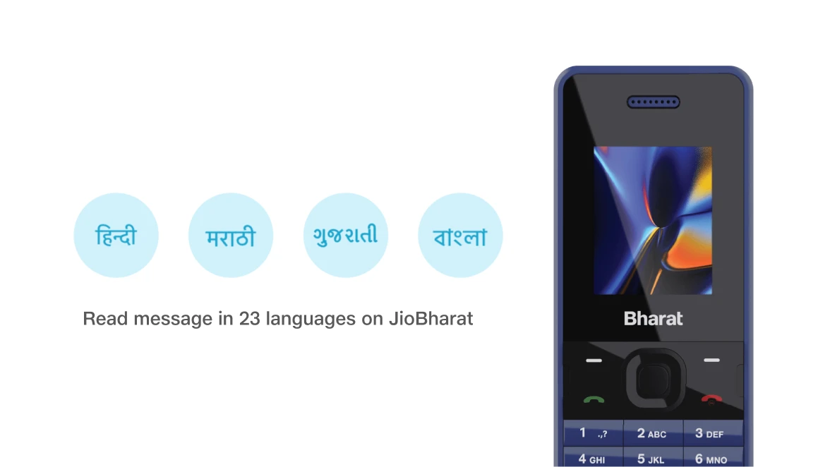 JioBharat V2 Series 4G Keypad Phone 