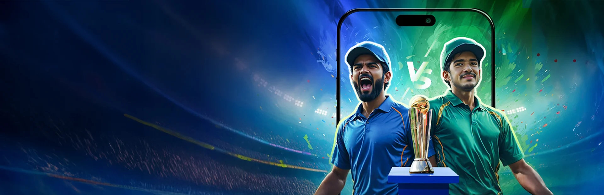 Experience all the cricketing action—LIVE!