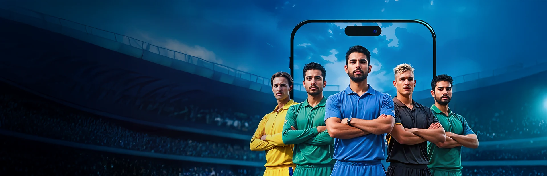 Experience all the cricketing action—LIVE!