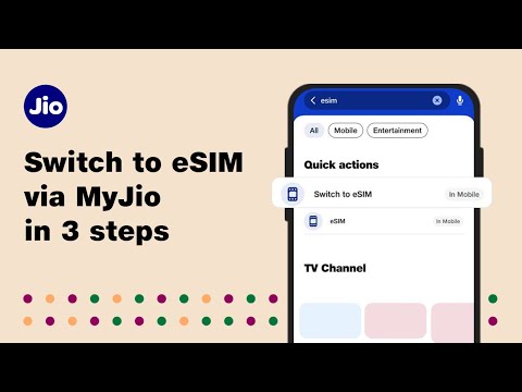 Switch to eSIM via MyJio app in 3 steps