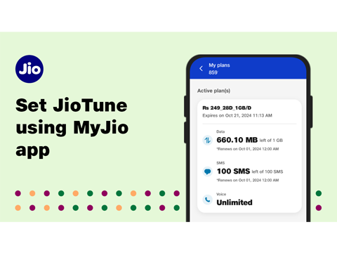 How to Set JioTune Using MyJio App (English)