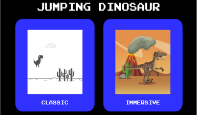 Jumping Dinosaur VR
